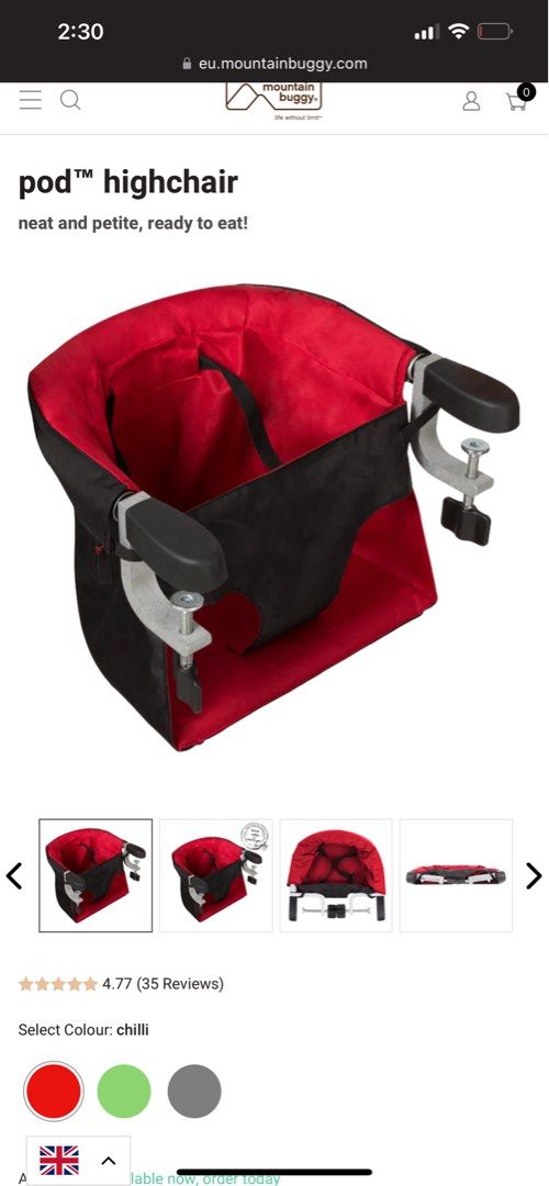 Pod portable high chair discount