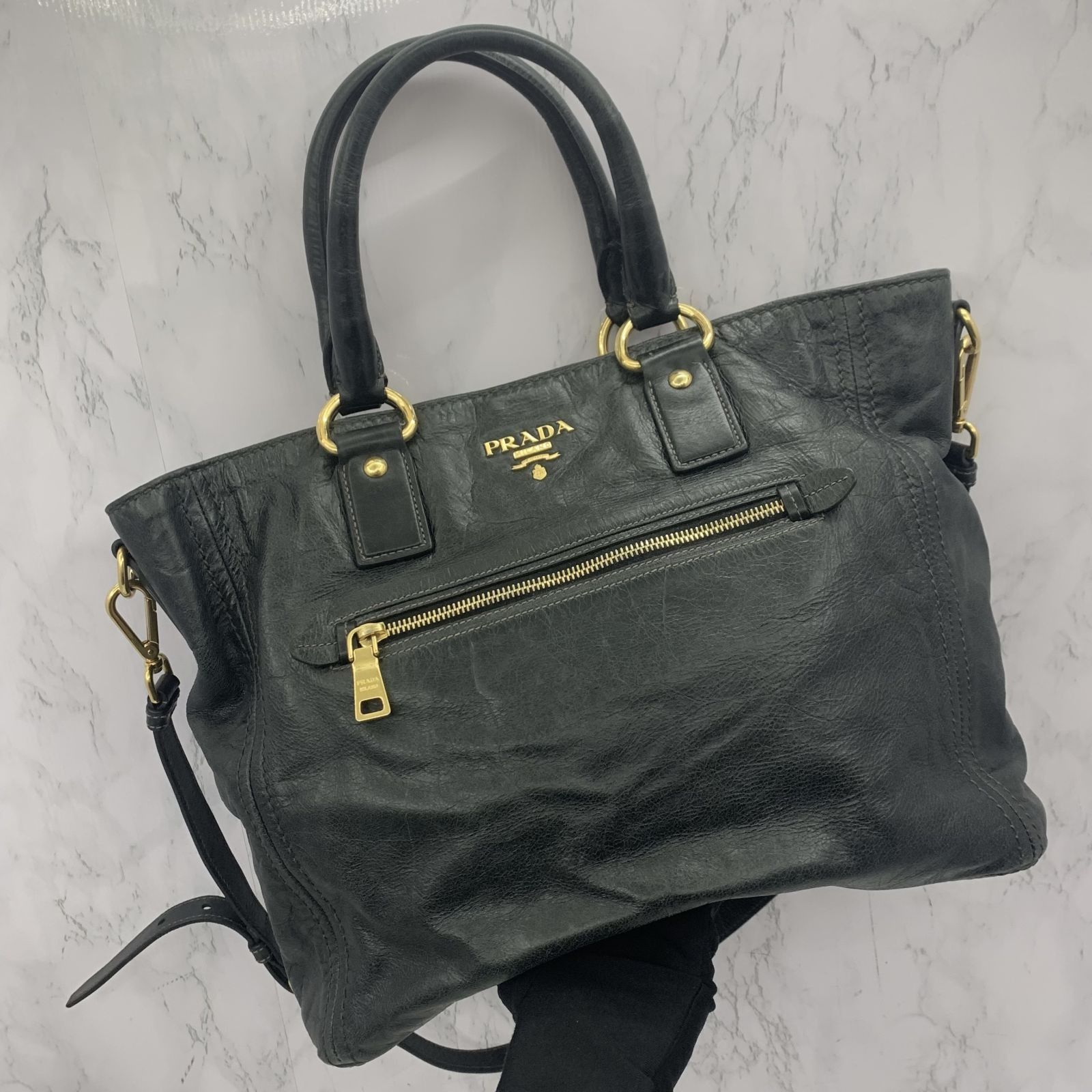 Prada 2 Way Nylon Tote Bag, Luxury, Bags & Wallets on Carousell