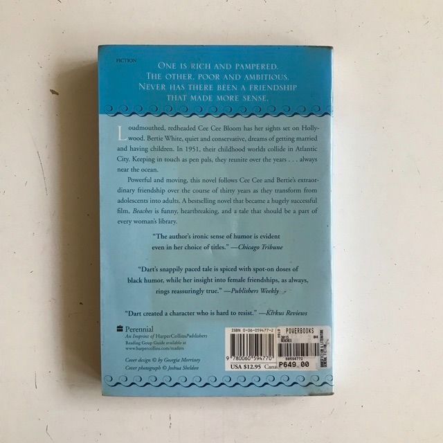 Preloved: Beaches by Iris Rainer Dart (Category: Storybooks) located in Pasig City. Submitted by vcshoppers (Listing ID 1235751979, Image 2). Description: Paperback Covered in plastic With foxing stains due to storage.
