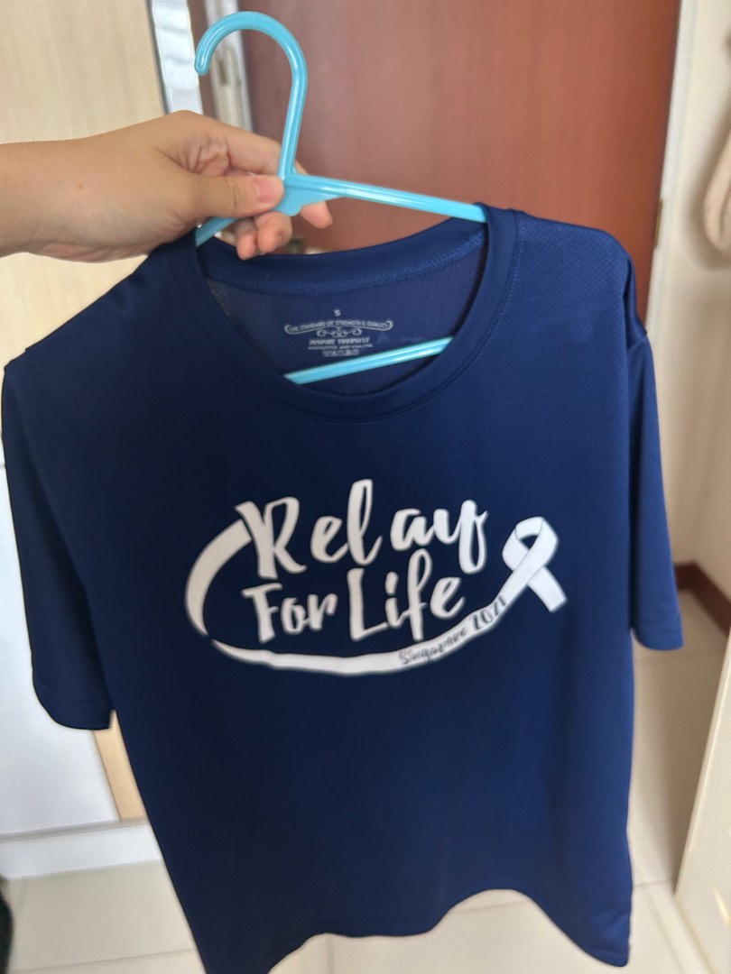 Relay for Life 2021 blue shirt, Men's Fashion, Tops & Sets, Tshirts