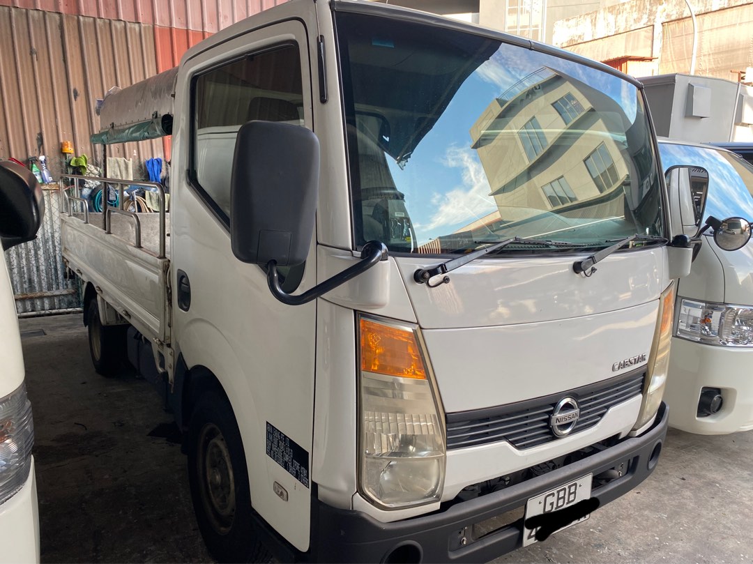 Rent Truck 10ft Nissan Cabstar Half Canopy Manual Diesel Rental Lorry