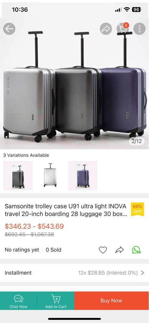 Samsonite hot sale inova 25