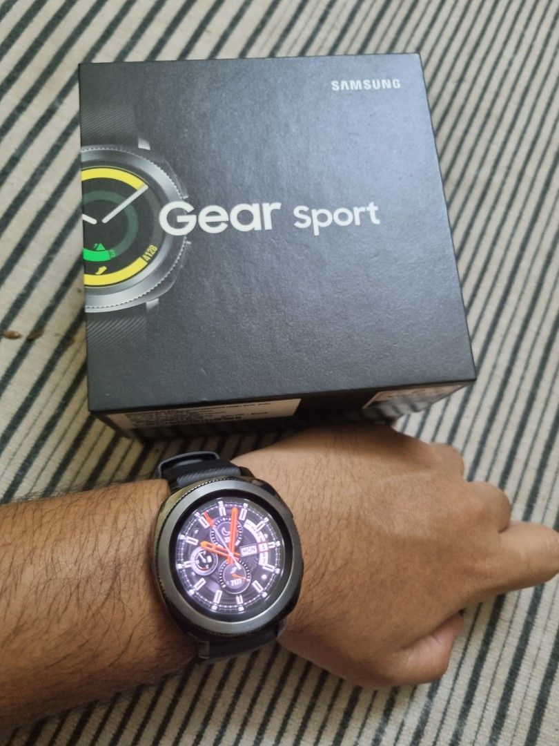 Gear sport deals leather strap