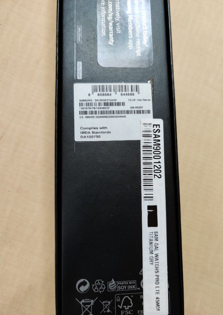 Samsung Watch 5 Pro LTE (45MM) Gray Titanium, Mobile Phones & Gadgets