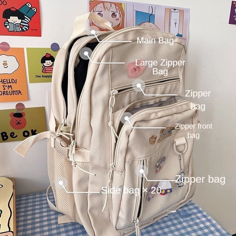 Korean high school backpack sale
