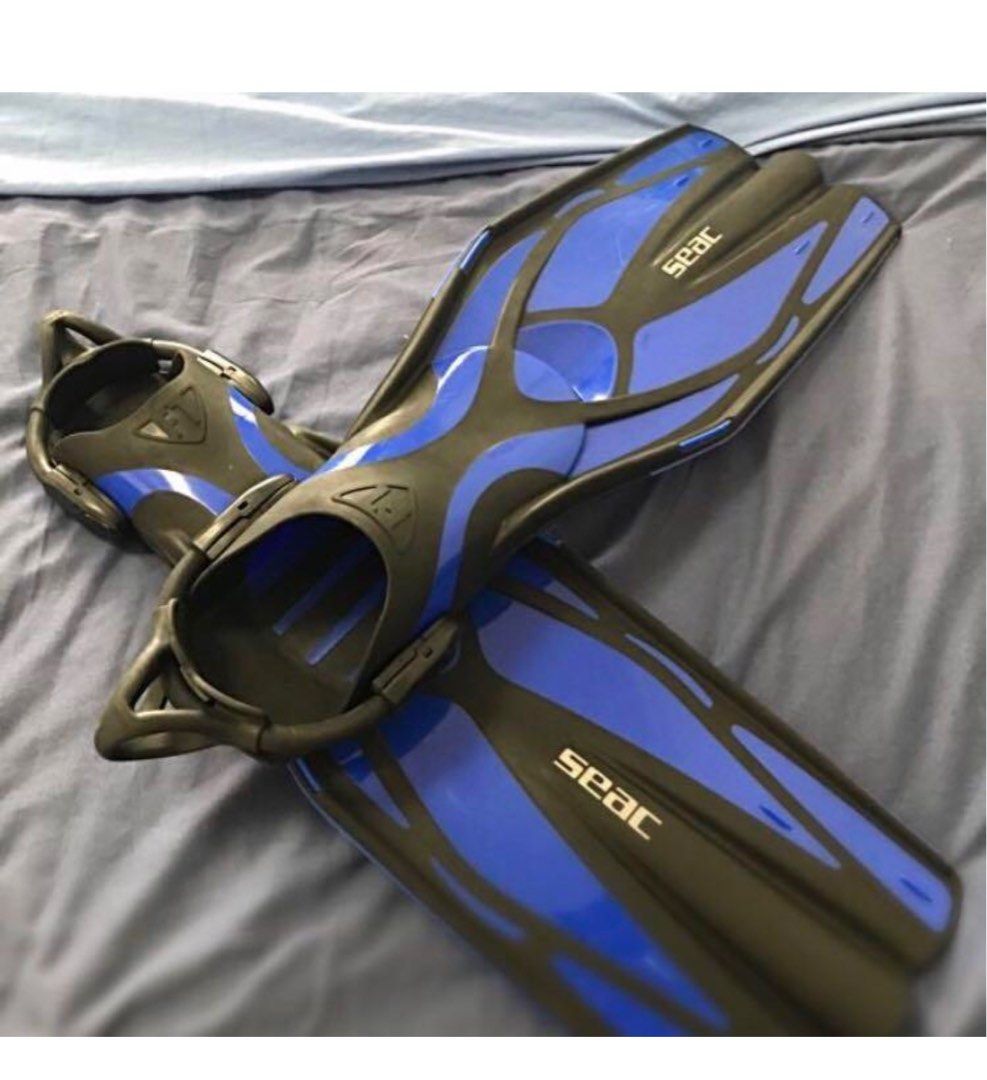SEAC scuba diving fins F1 M/L/XL sizes, Sports Equipment, Sports