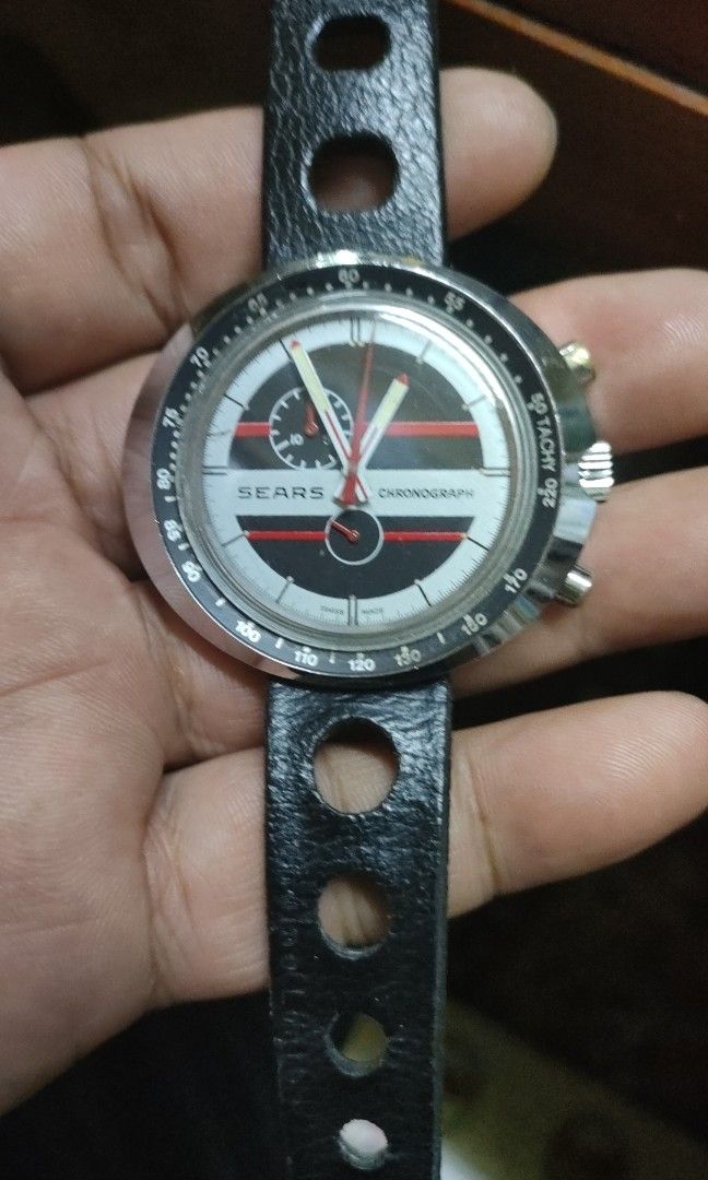 SEARS CHRONOGRAPH MANUAL 70s Men s Fashion Watches Accessories