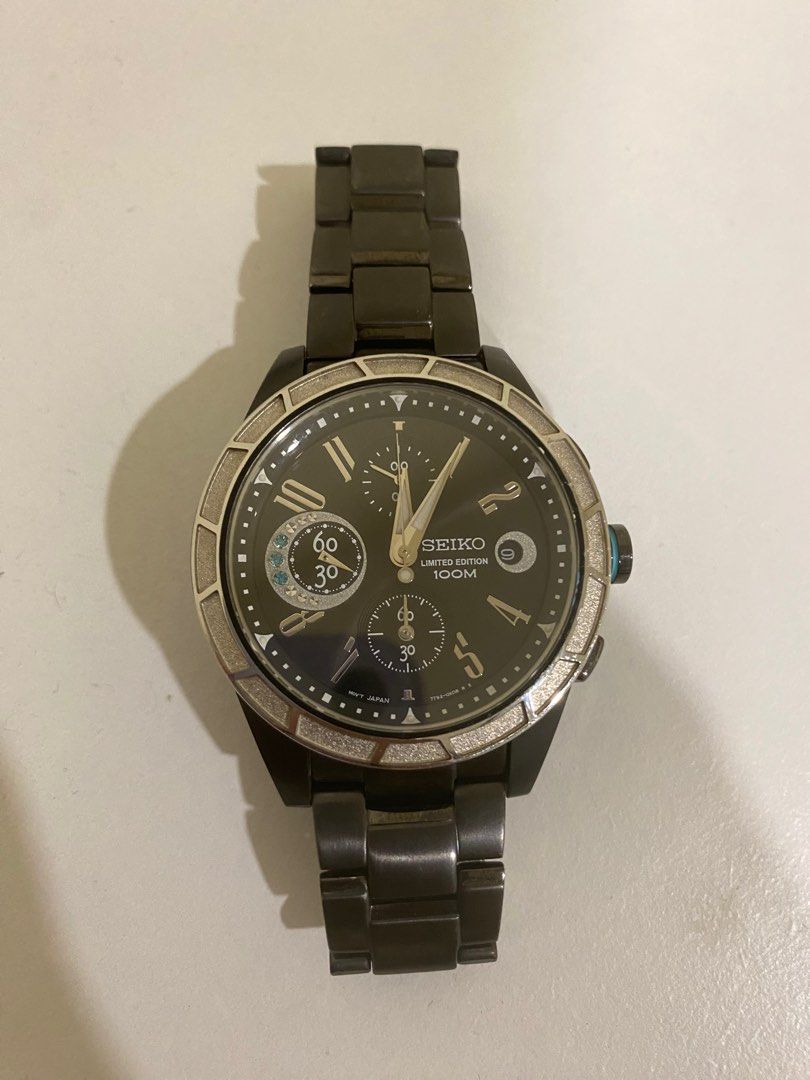 Seiko Sapphire Crystal Limited Edition 100M Men s Fashion Watches Accessories Watches on Carousell