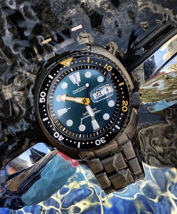 Seiko turtle top metal bracelet