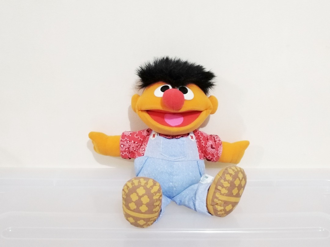 Sesame Street Ernie Musical Plush Stuffed Toy for Baby Kids on Carousell