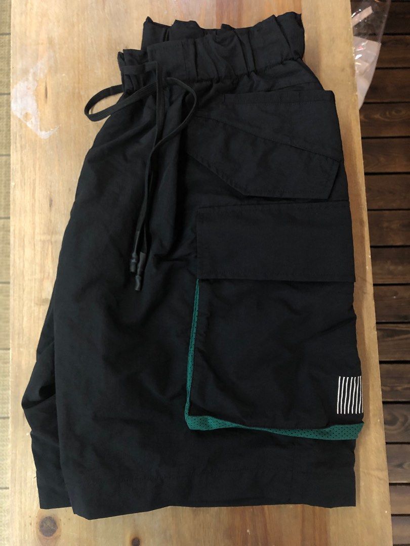 S.F.C 23SS ６POCKET SHORTS Black x Green, 男裝, 褲＆半截裙, 短褲