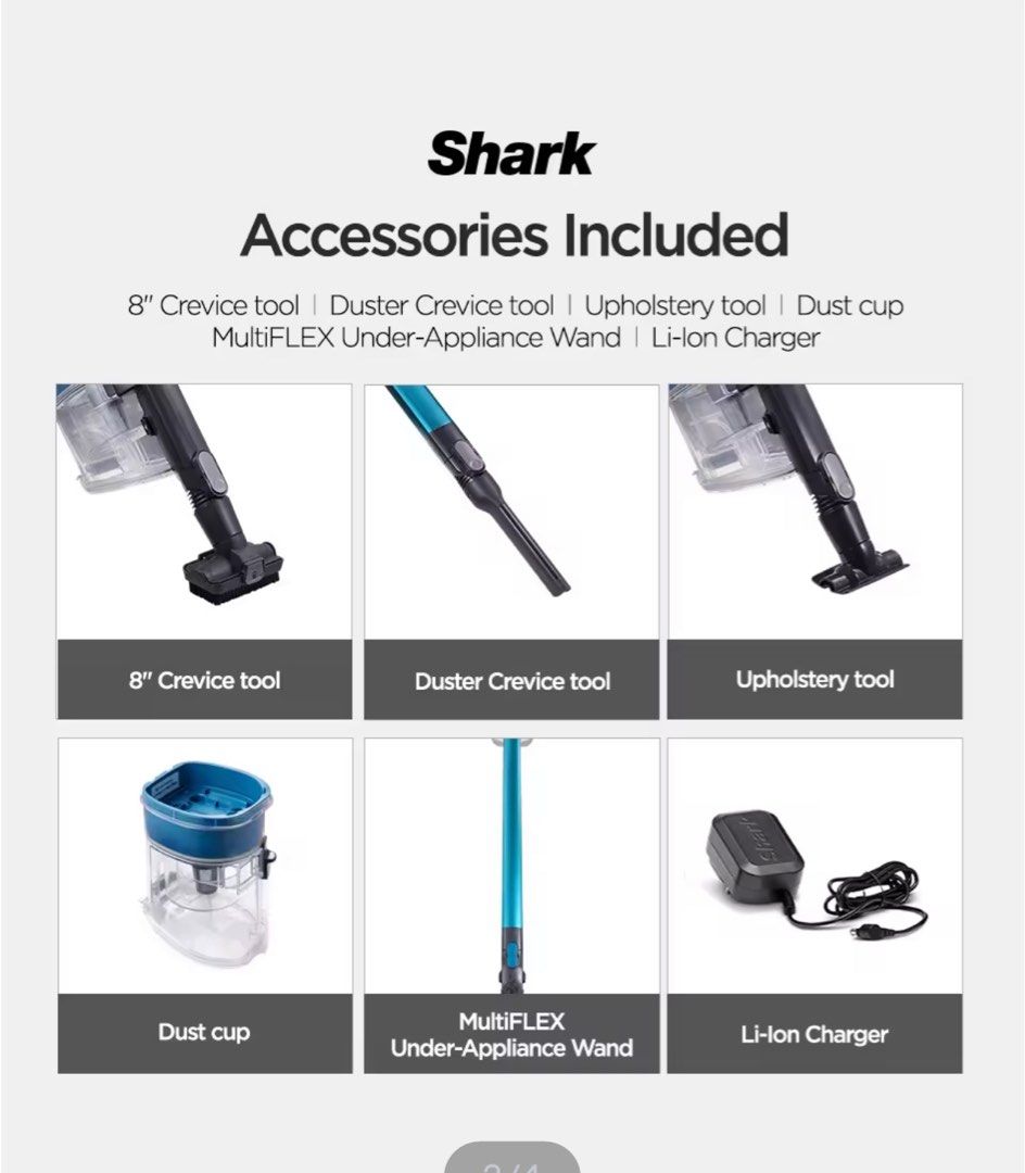 Shark Vacuum Rocket Pet Pro Cordless Vacuum Cleaner (IZ102), TV & Home