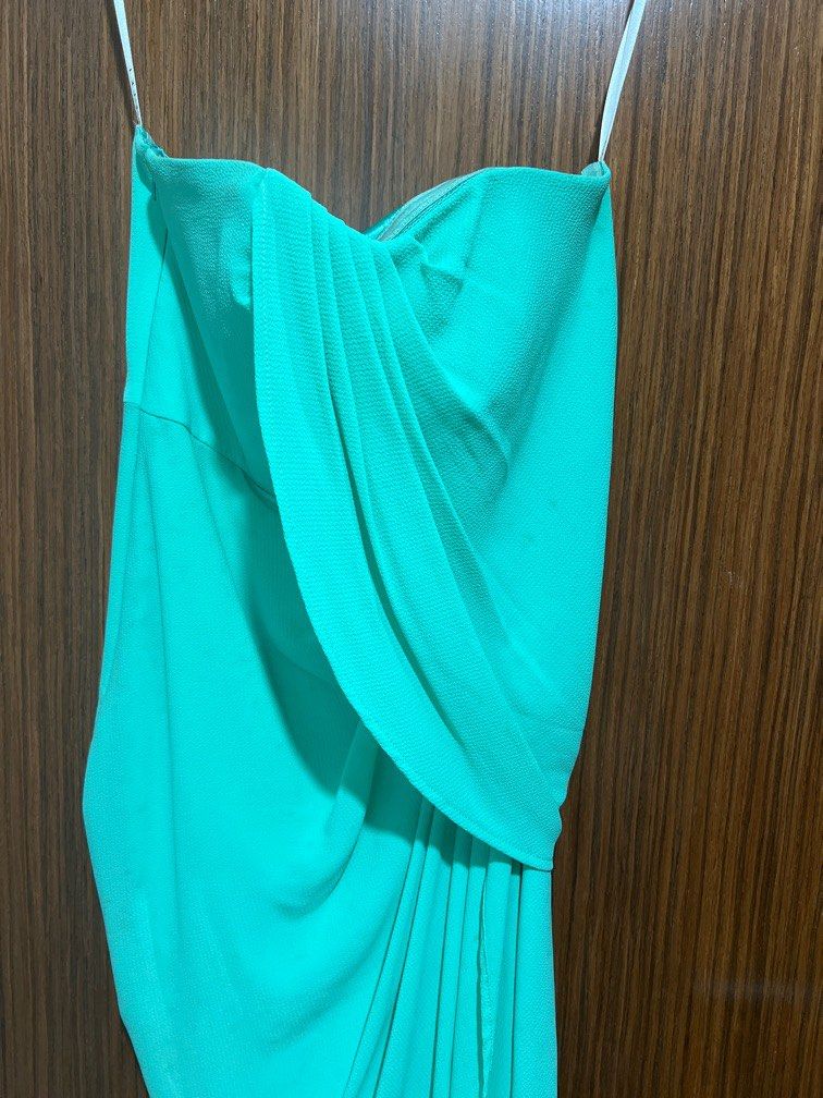 Sheike Green One Shoulder Dress Nehemiah One Shoulder Maxi Dress Green  Princess Polly