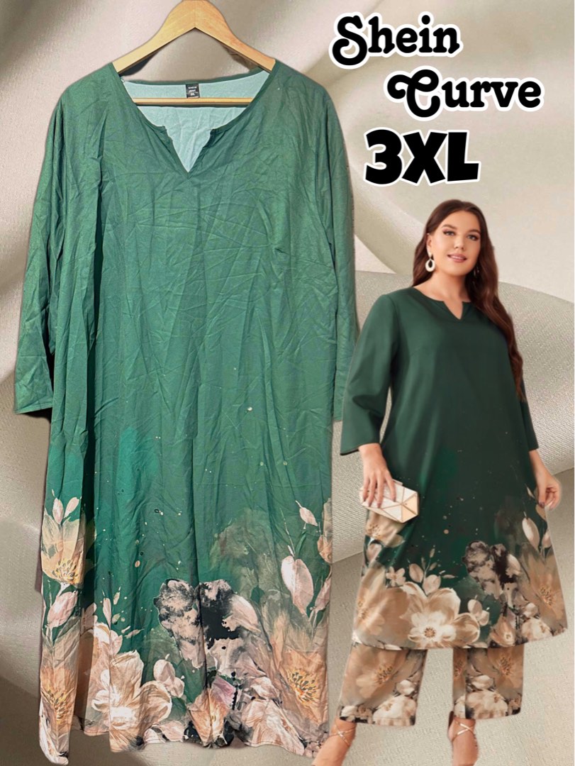 Shein Curve Plus size Maxi dress/ Abaya/Long dress, Women's