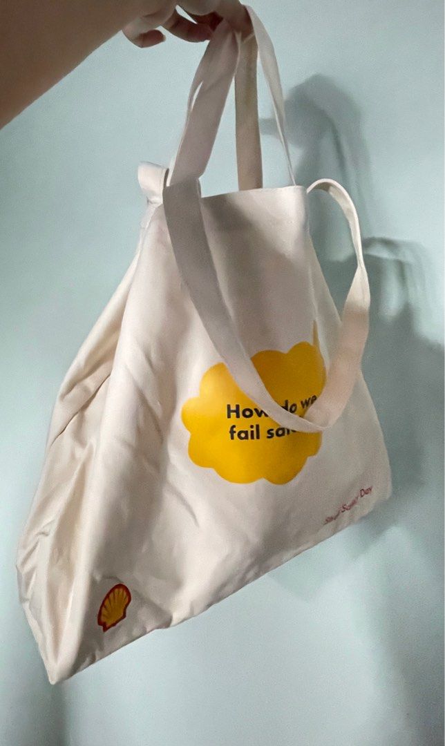 Shell safety day limited edition Tote Bag, Women's Fashion, Bags