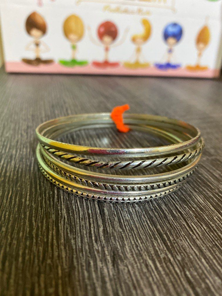 Gold and silver new arrivals bangles