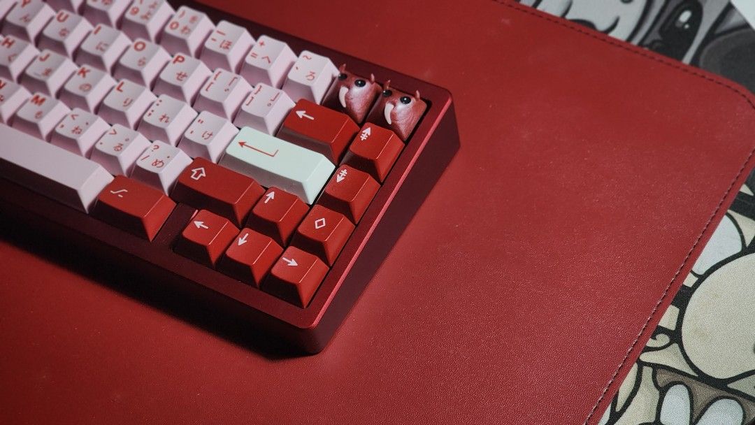 Singakbd Kohaku R1 (RED) Custom high end mechanical keyboard, Computers