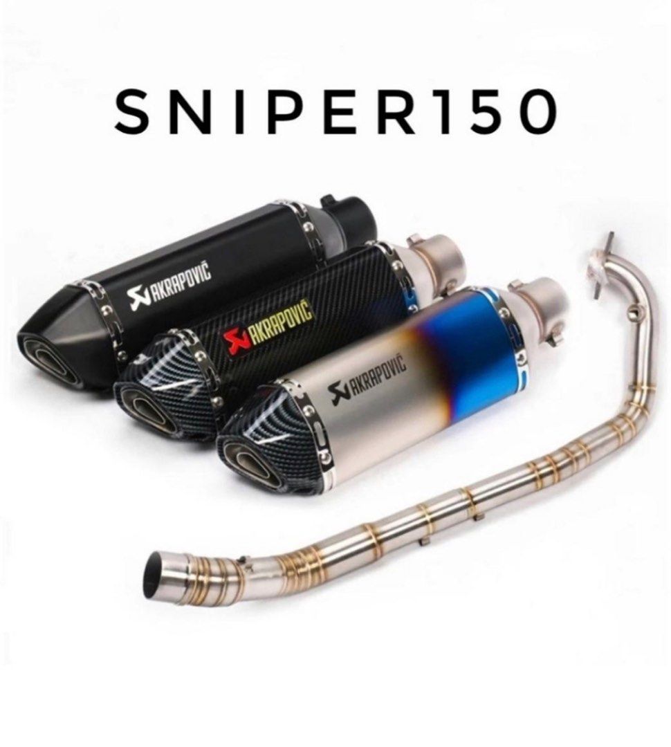 Sniper 150 exhaust full system Akrapovic Motorcycles Motorcycle