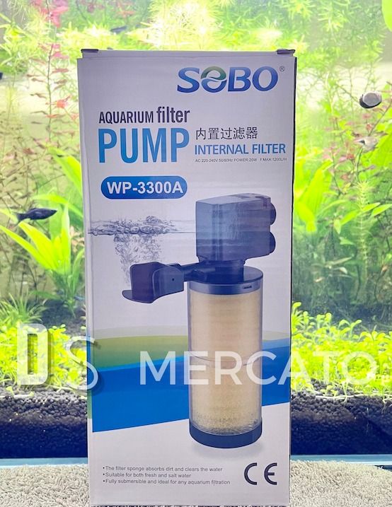 SOBO AQUARIUM INTERNAL FILTER, Pet Supplies, Health & Grooming on Carousell