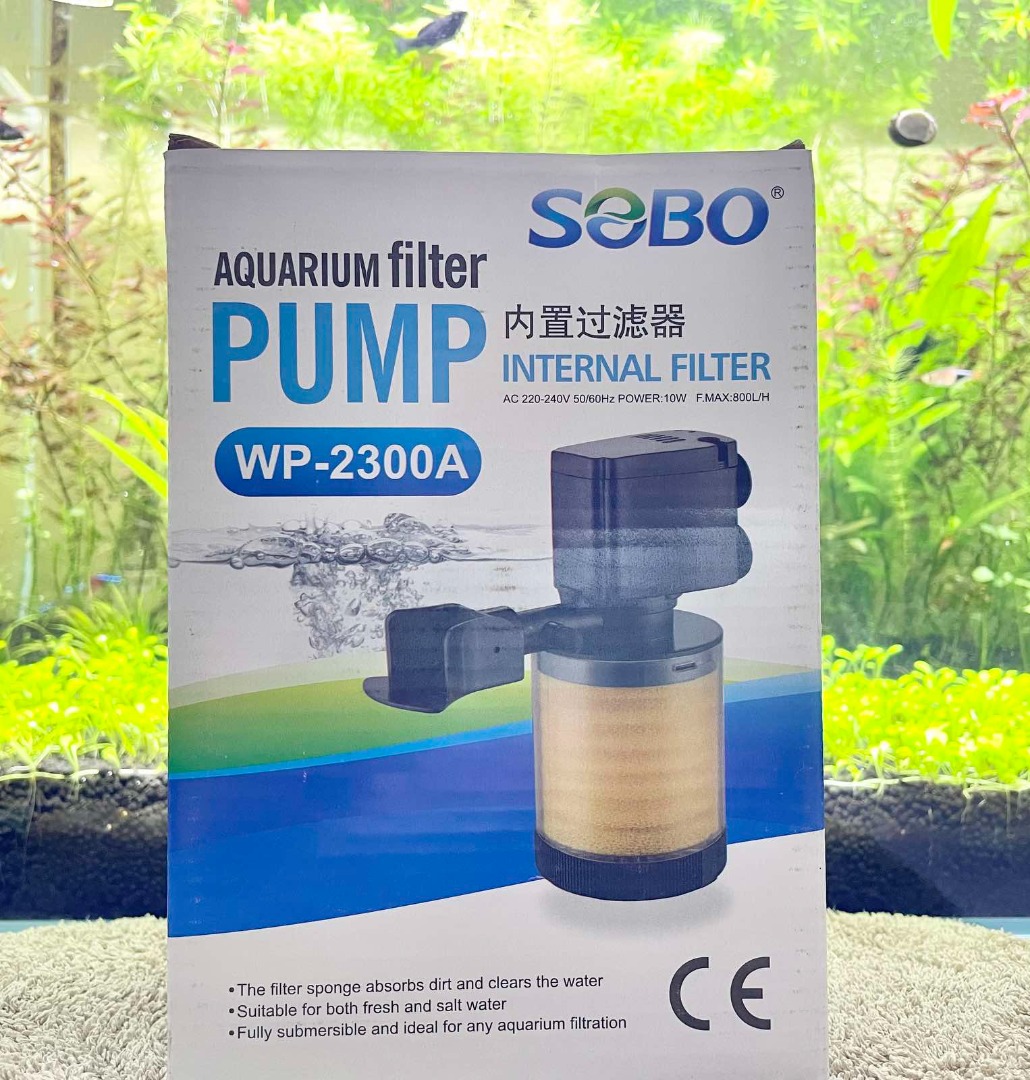 SOBO AQUARIUM INTERNAL FILTER, Pet Supplies, Health & Grooming on Carousell