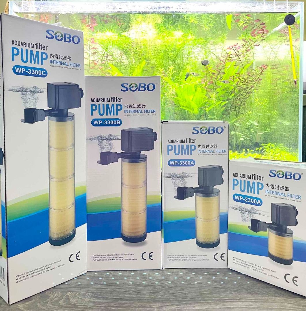 SOBO AQUARIUM INTERNAL FILTER, Pet Supplies, Health & Grooming on Carousell