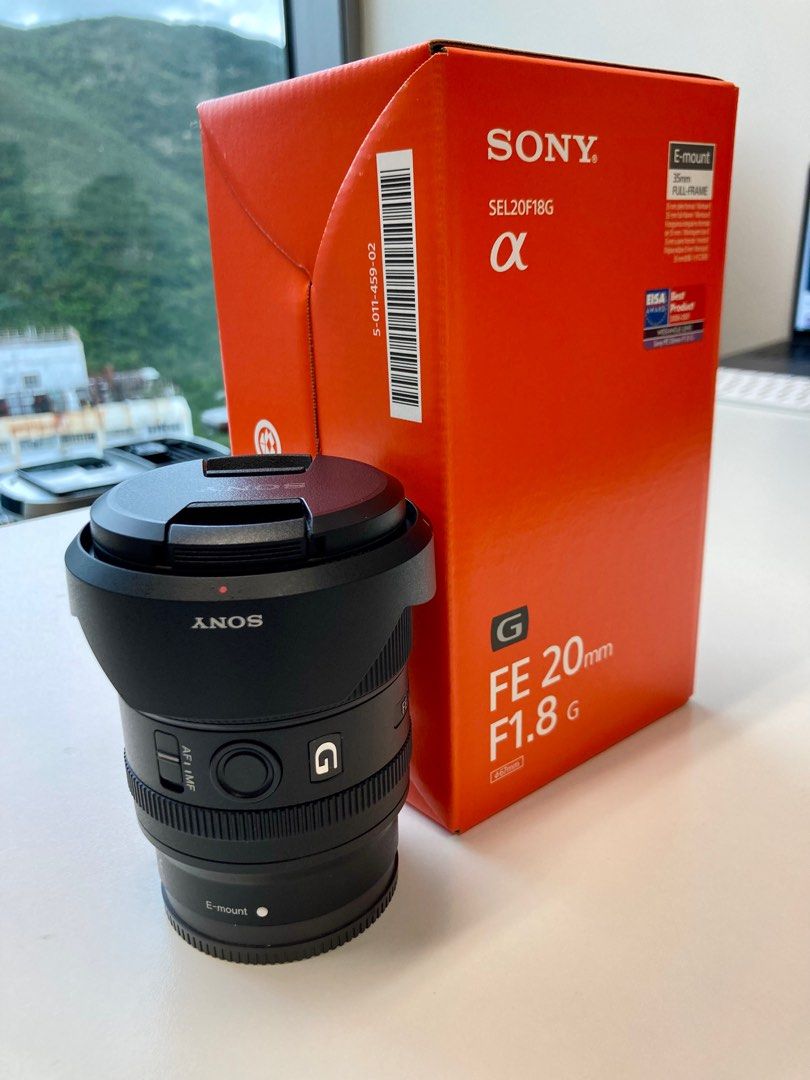 SONY FE 20mm F1.8 G (SEL20F18G) Lens., 攝影器材, 鏡頭及裝備- Carousell