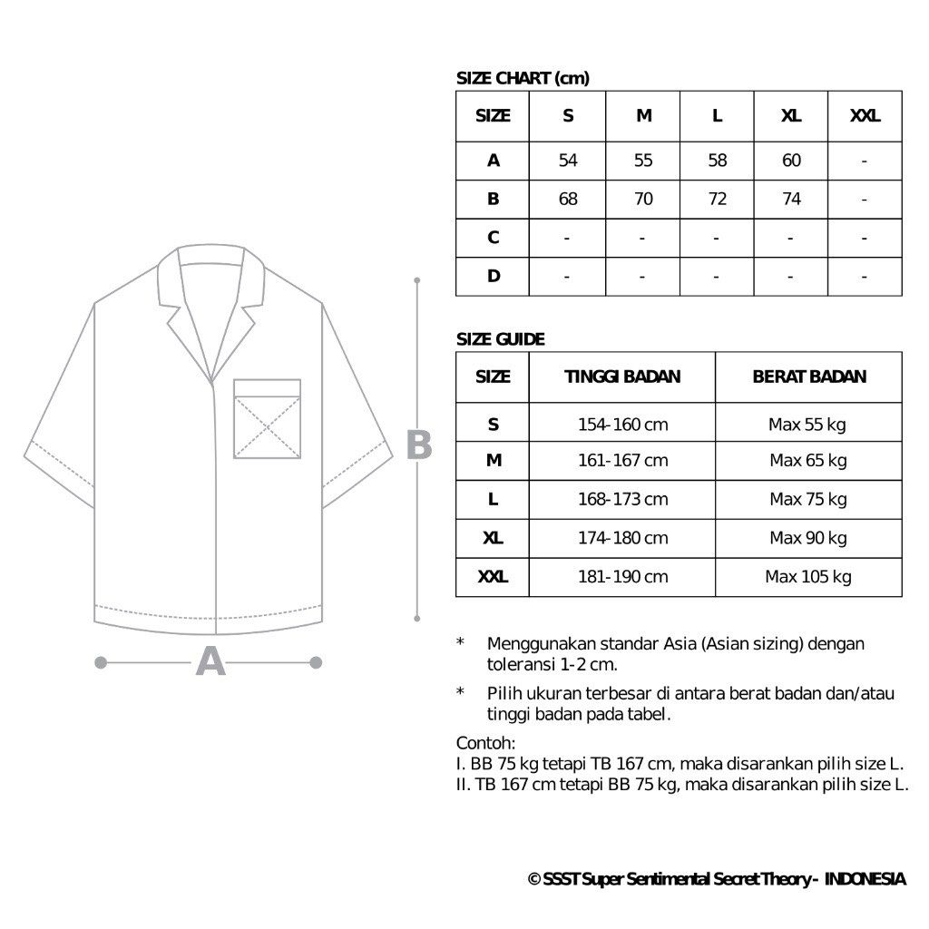 Sssst Top, oversized kemeja, merah bata teracotta. on Carousell