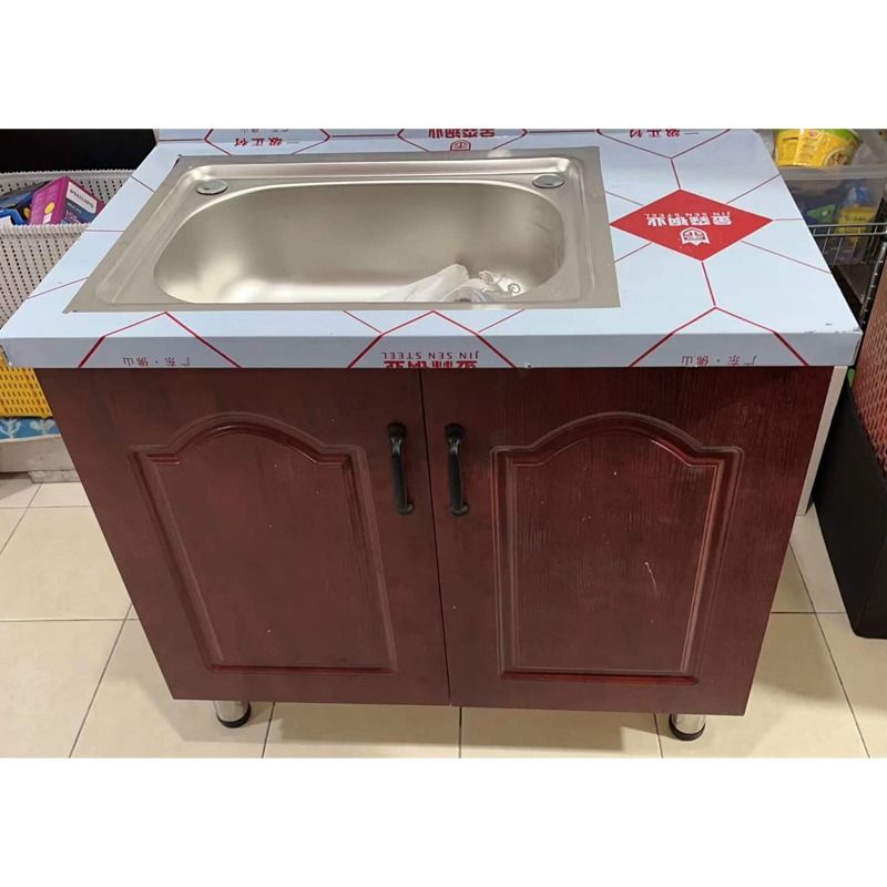 Stainless steel Finished Kitchen Kitchen cupboards