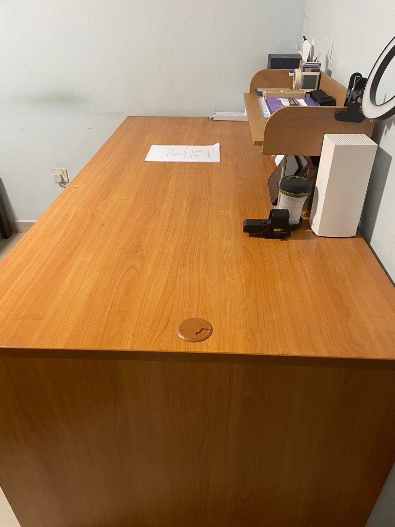 Large Study table, Furniture & Home Living, Furniture, Tables & Sets on ...