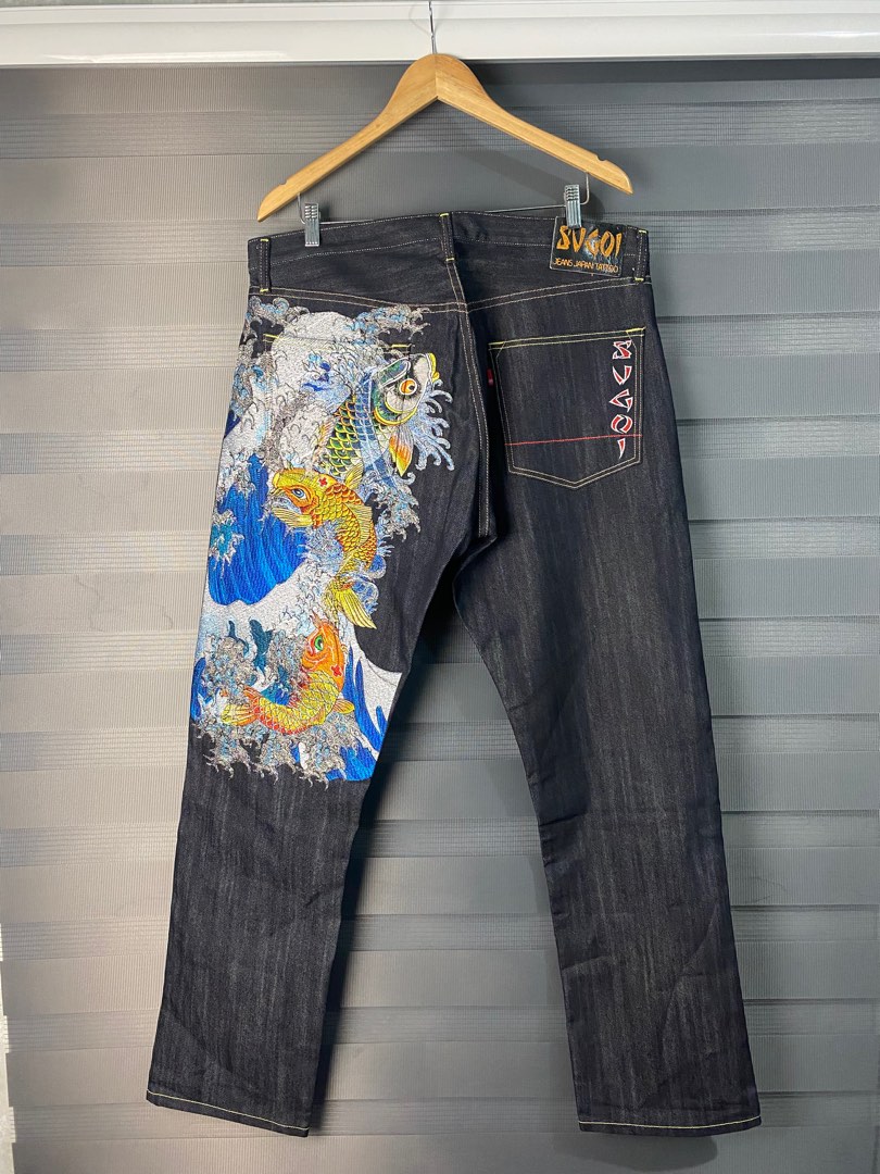 SUGOI FISH JEANS JAPAN TATTOO on Carousell