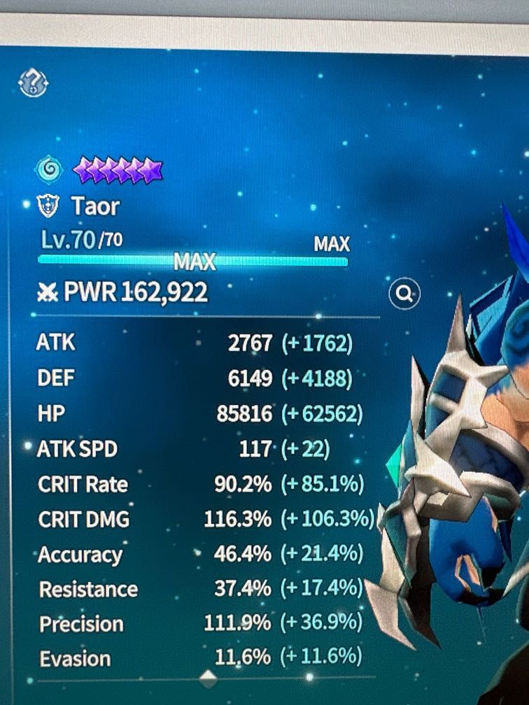 Summoners War Chronicle (US West Anavel) End Game Whale Account 690k CP ...