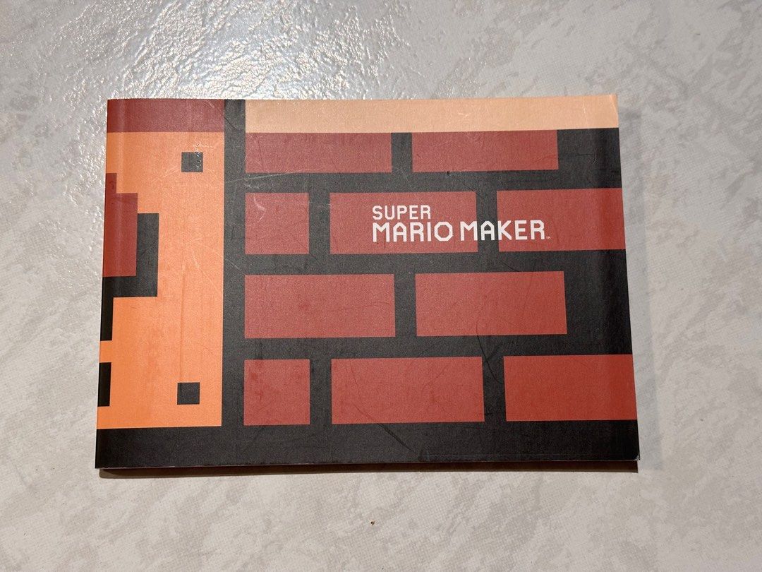 Super Mario Maker Idea Book 珍藏介紹小冊子 (Wii U), 電子遊戲, 電子遊戲, Nintendo 任天堂