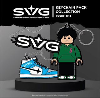 SVG Keychain Pack 001 set