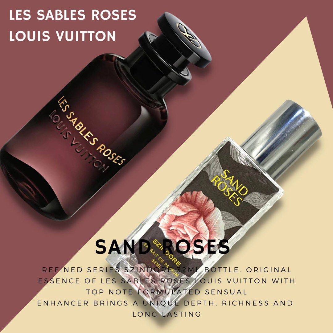 Perfume Louis Vuitton Les Sables Roses. Tester Quality Seal New in Box,  Beauty & Personal Care, Fragrance & Deodorants on Carousell
