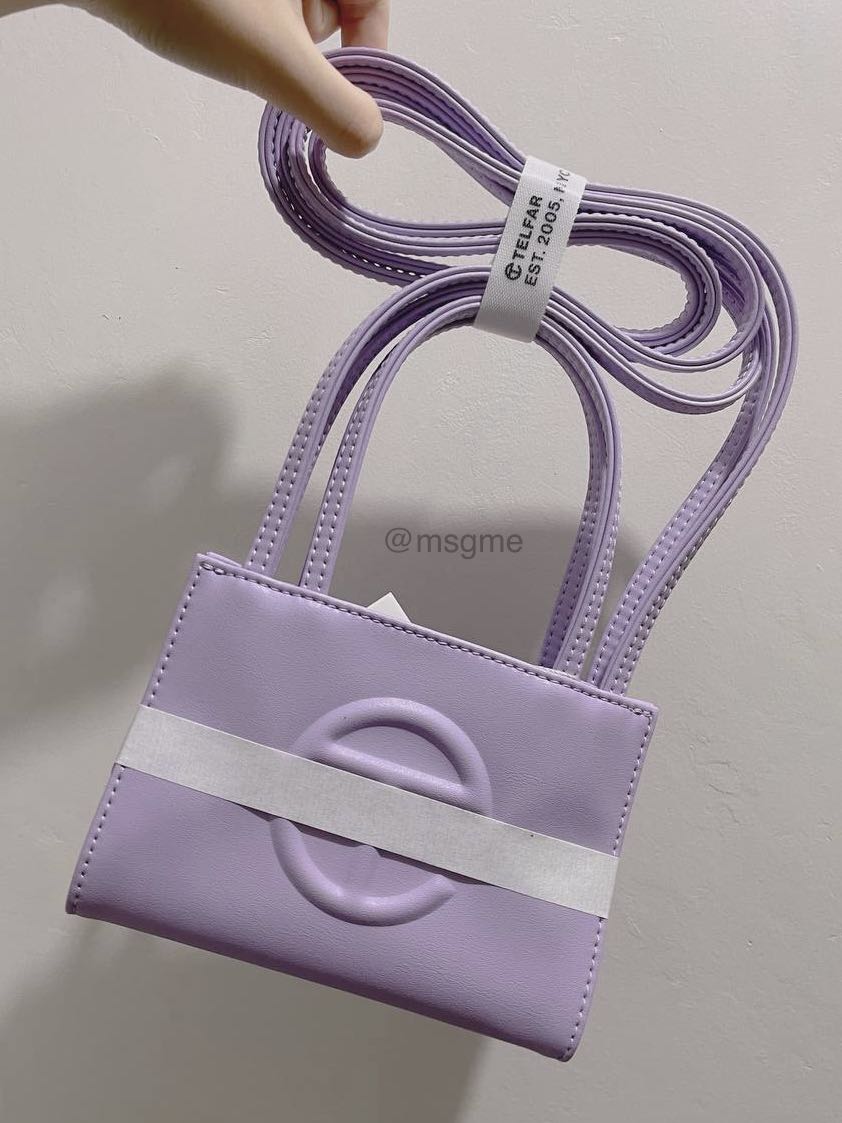 Telfar Lavender Small Shopping Bag, Women's Fashion, Bags