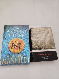 📕📔The Ancient Curse & Moby- Dick or The Whale @ $15