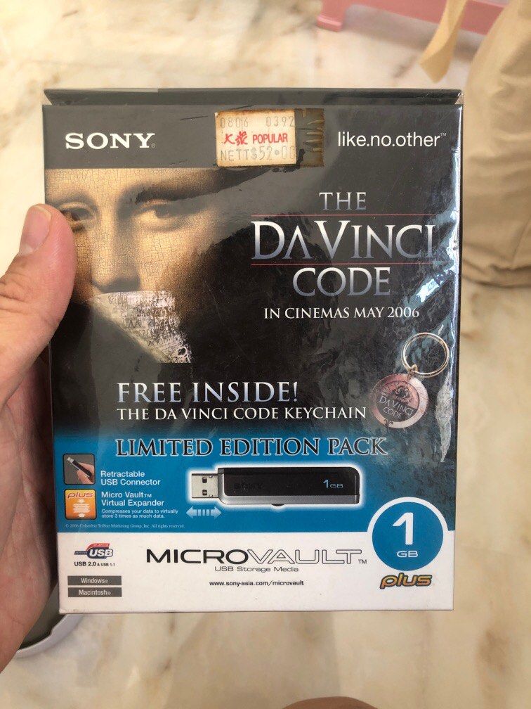 The davinci code thumbdrive, Computers & Tech, Parts & Accessories