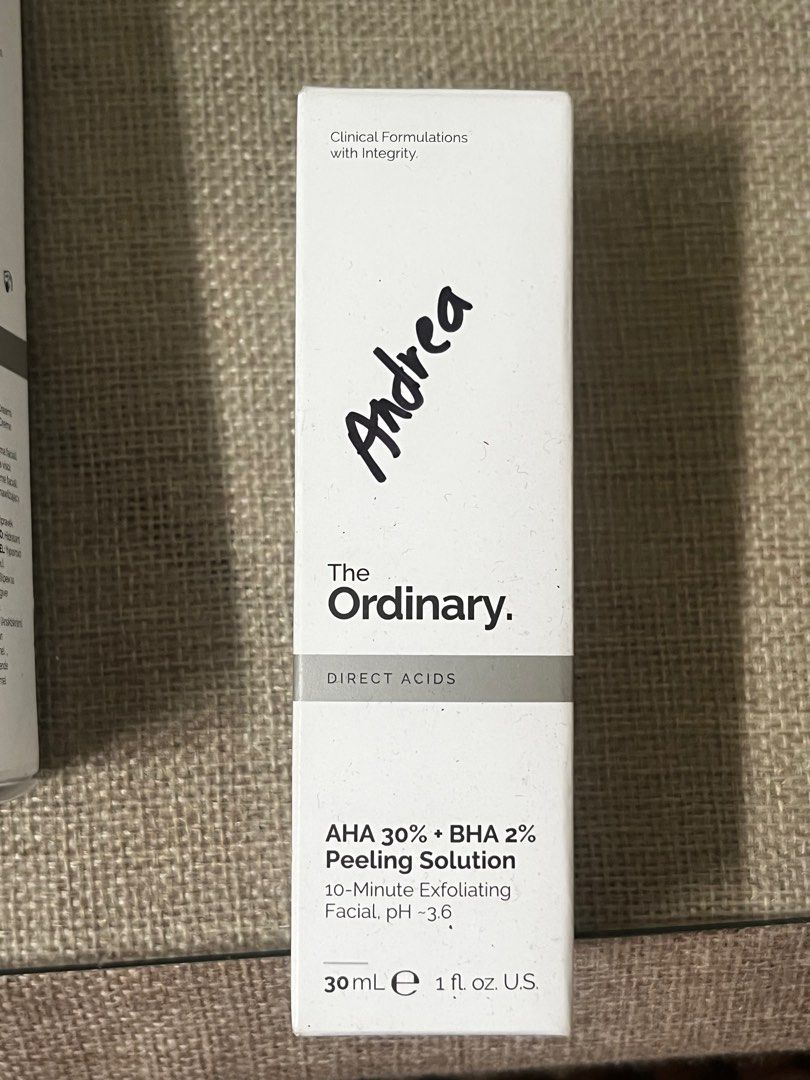 The Ordinary - AHA BHA 30mL, Beauty & Personal Care, Face, Face Care on ...