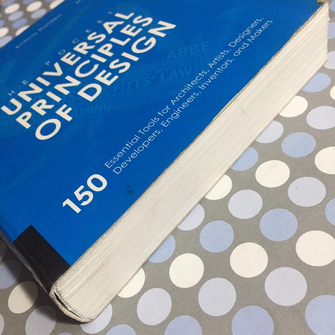 The pocket universal principles of design on carousell