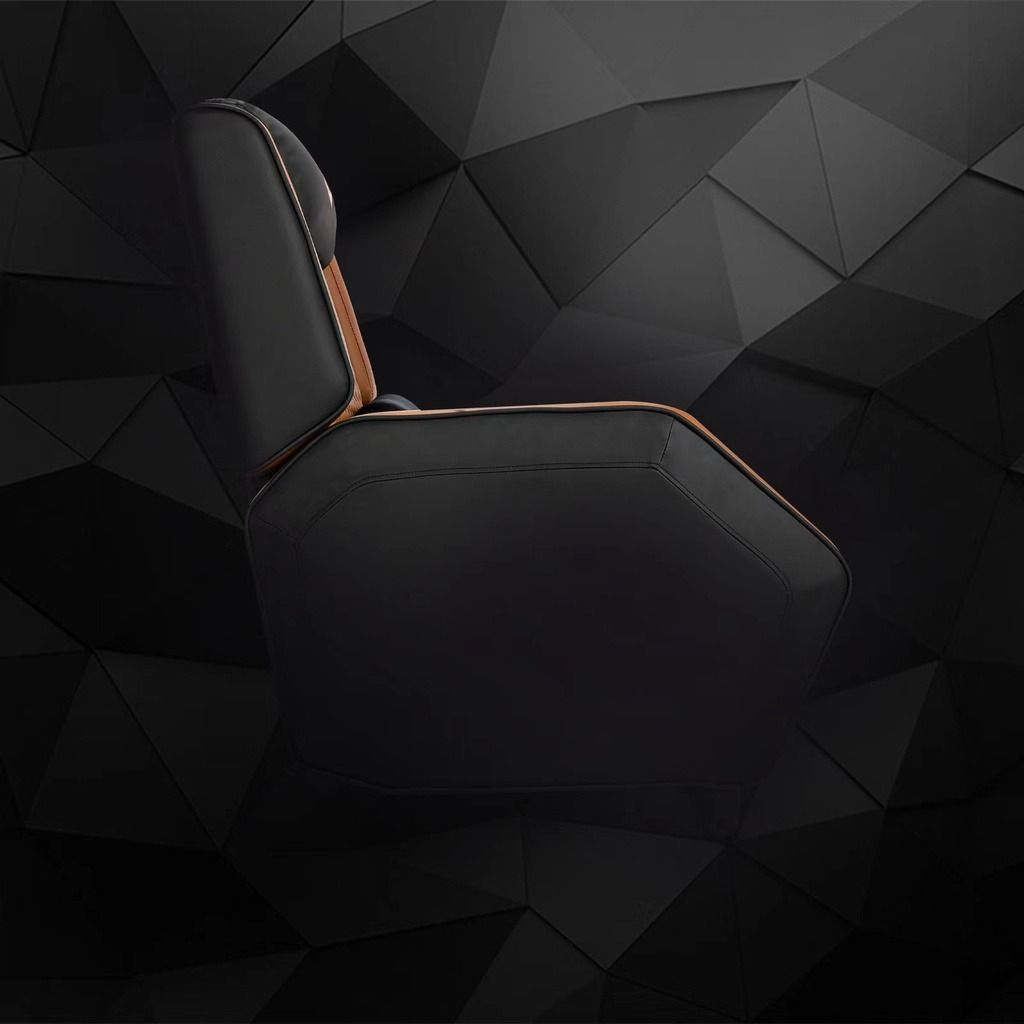 The Real Gamer Wyatt Gaming Sofa Chair Recliner Sofa Chair in Brown