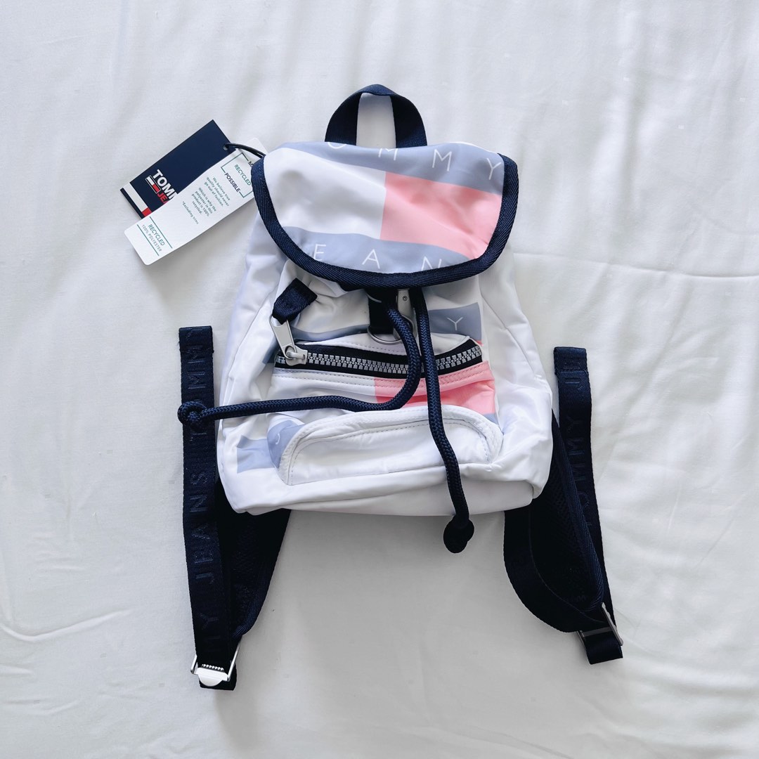 Tommy Jeans Heritage Mini Backpack, Women's Fashion, Bags