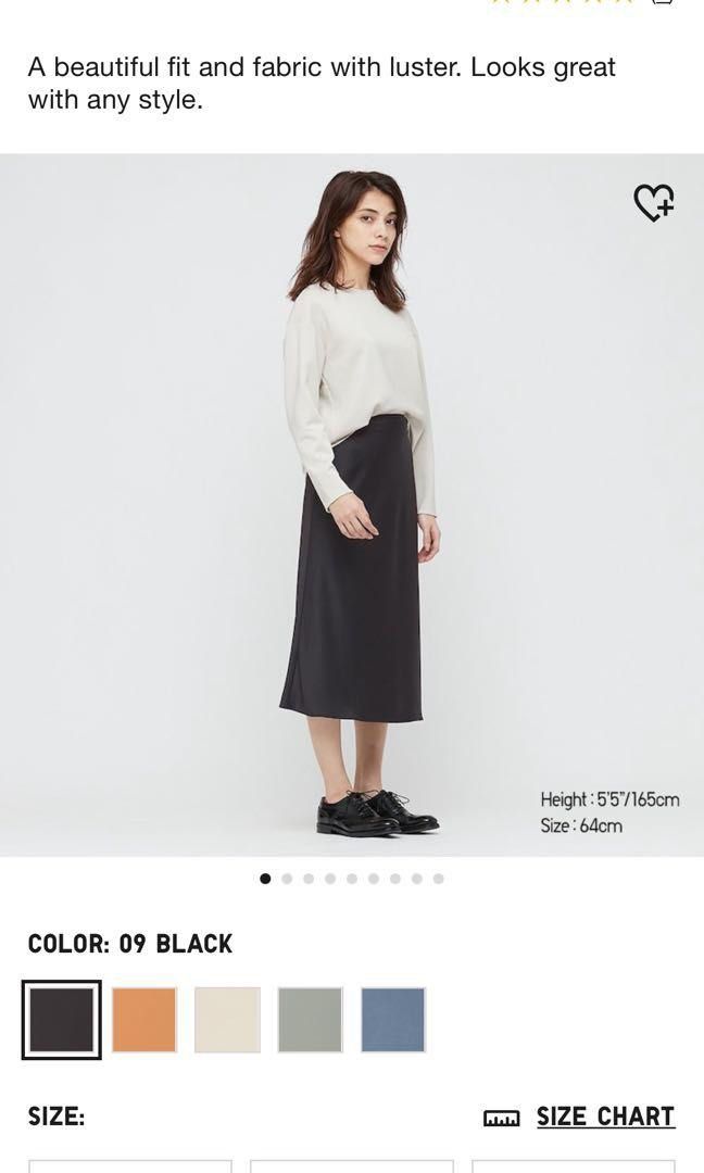Black sale skirt uniqlo