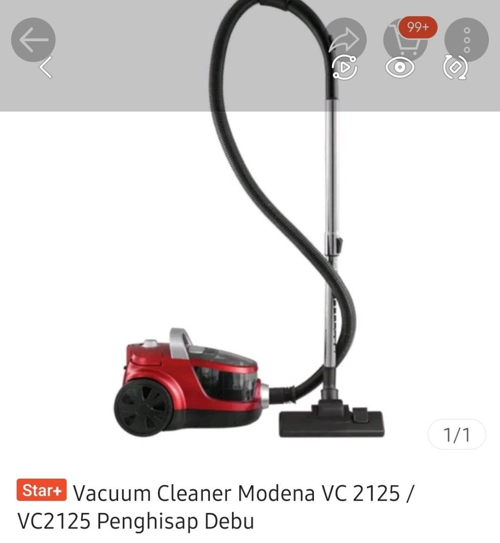 Vacuum Cleaner Low Watt MODENA VC2125 on Carousell