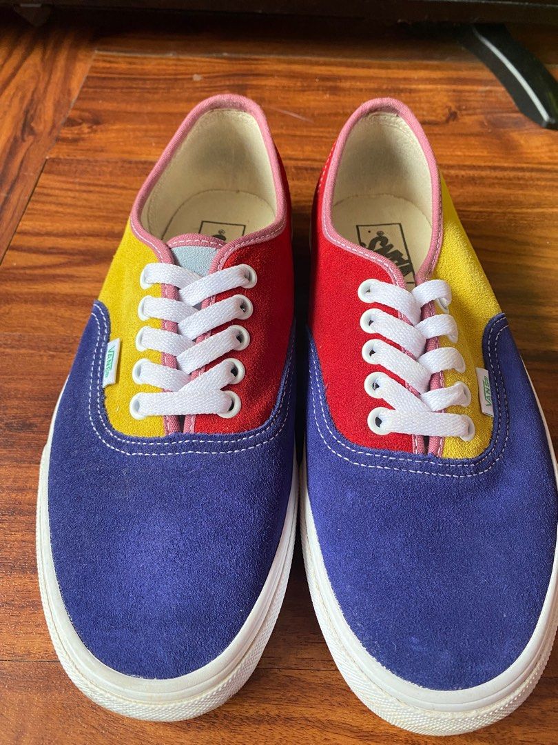 Vans Authentic Sunshine Suede Multicolour Men s Fashion Footwear