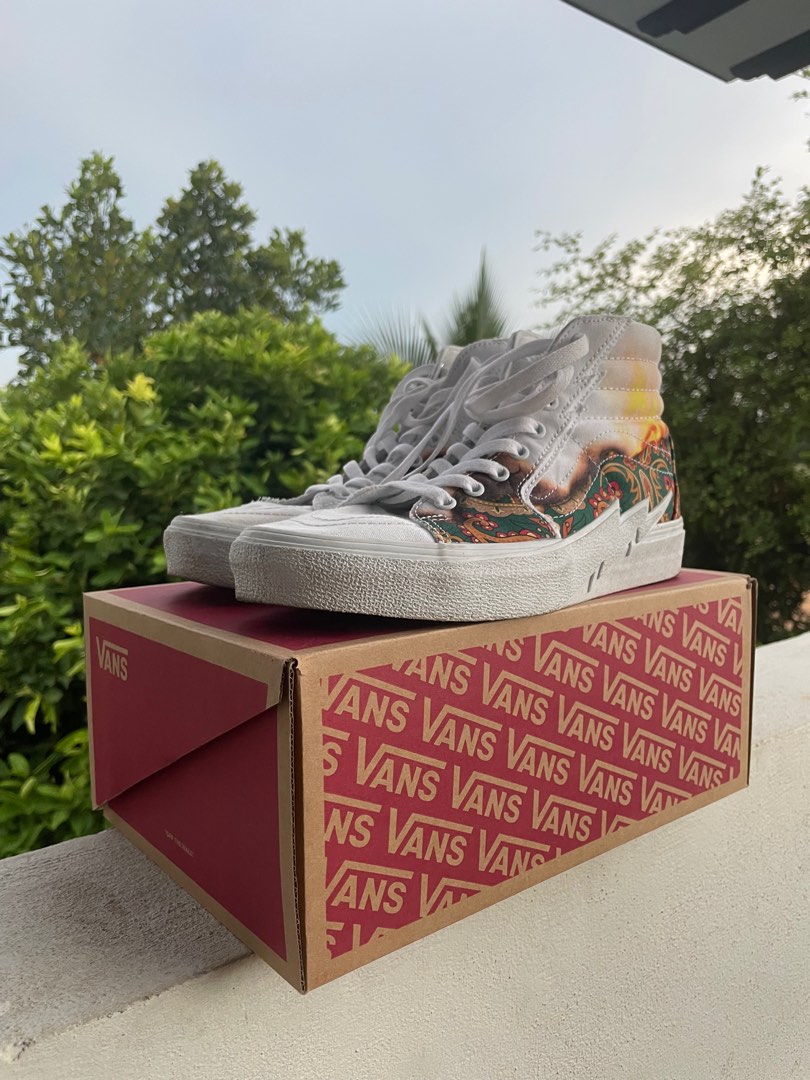 Vans High Sk8 HI Bolt size uk8 Men s Fashion Footwear Sneakers