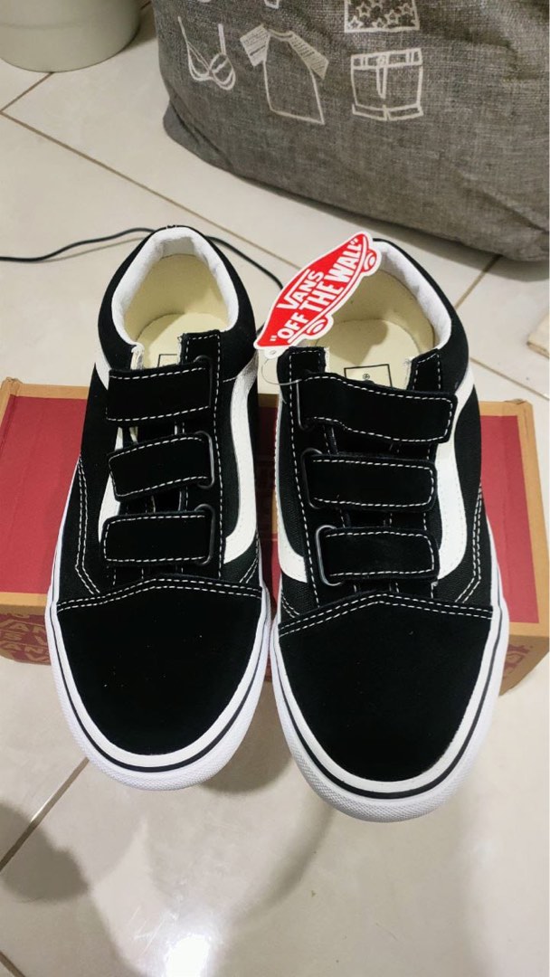 Sepatu vans shop velcro