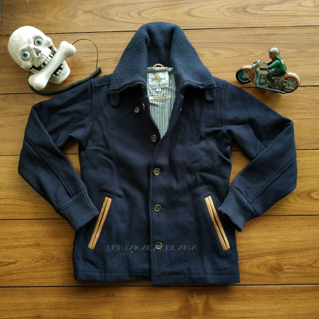 Vintage GOLDEN BEAR wool jacket Made in USA. Not Alpha industries flight jacket usaf usn army tanker peacoat og m65 parka workwear dickies carhartt