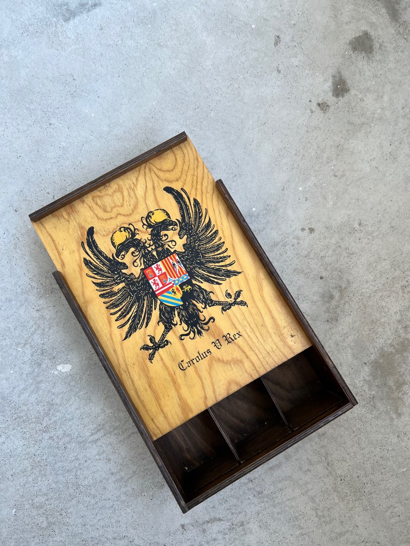 Vintage Wine Storage Box, Furniture & Home Living, Home Improvement