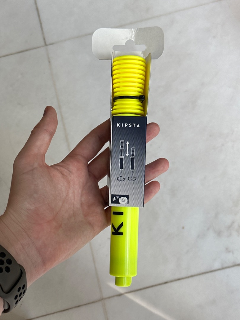 Volleyball Air Pump, Sports Equipment, Exercise & Fitness, Toning