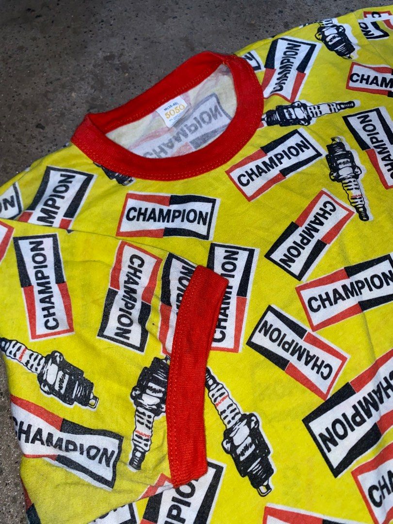 Champion spark plug t shirt sales